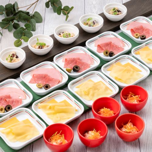 個々盛りでの料理提供と予約の分散化