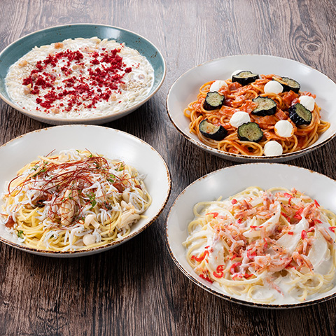 出来立てが楽しめる「パスタ」