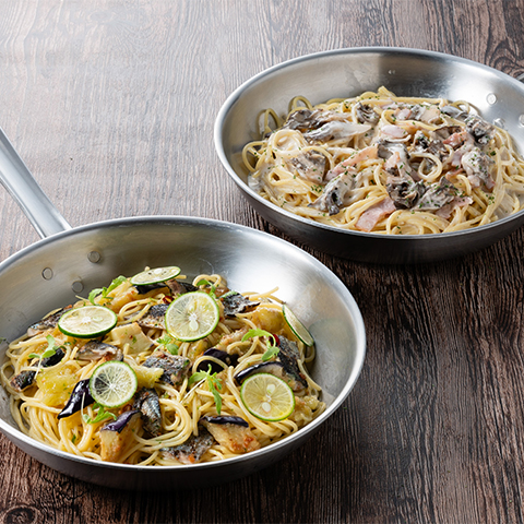 出来立てが楽しめる「パスタ」