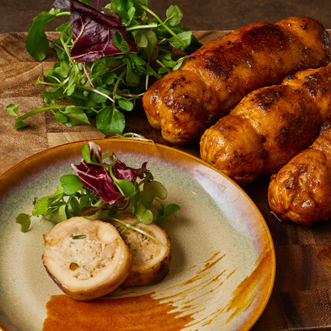 【1月】鶏もも肉のガランティーヌ タンドリー風