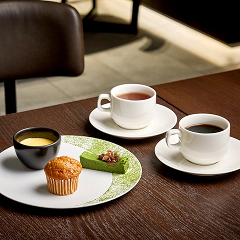 お飲み物とデザートプレート（お1人様1皿のみ）